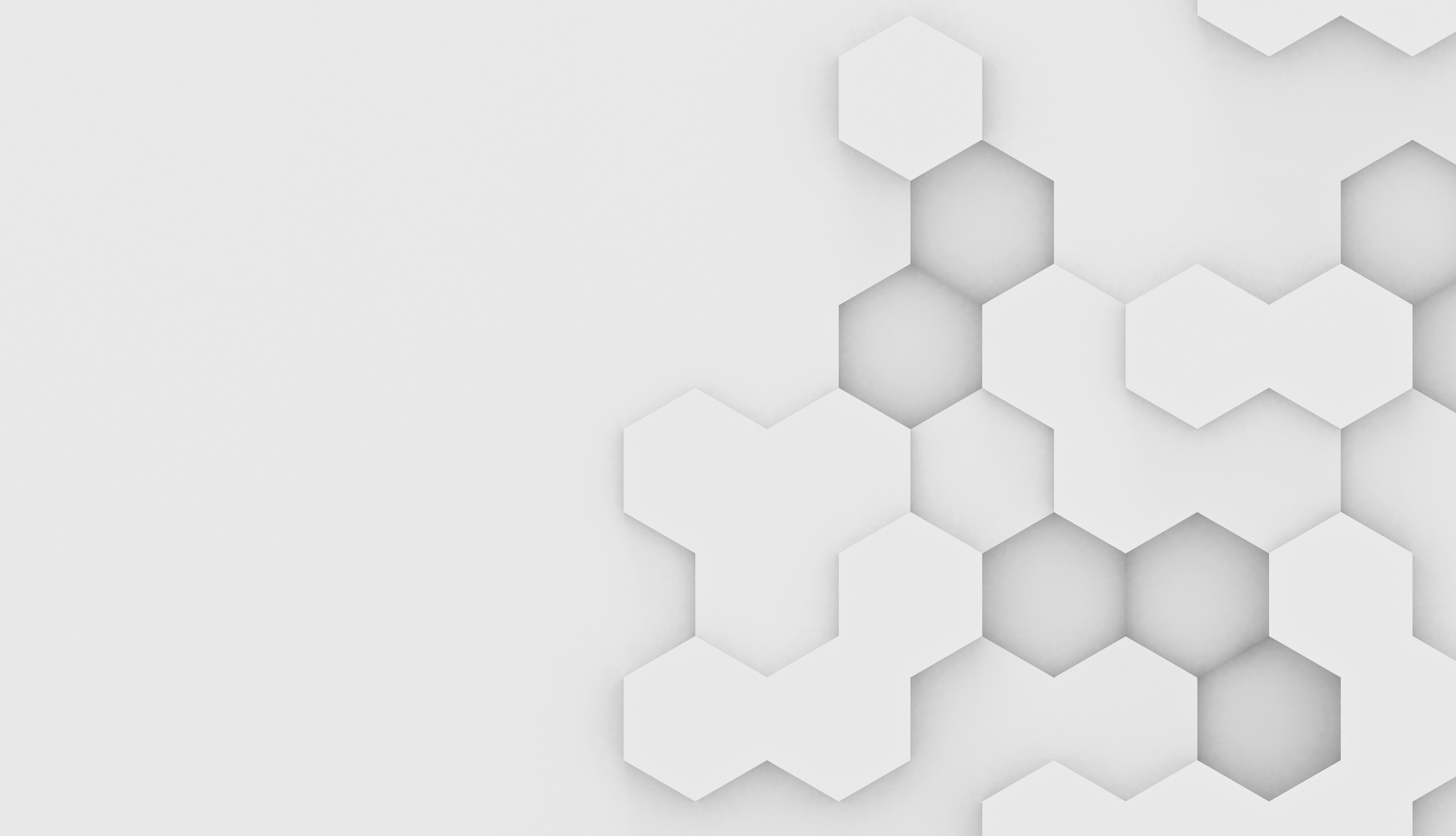 Abstract hexagons